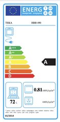 Ahi Teka HBB490 72 L 2563W A hind ja info | Ahjud | kaup24.ee