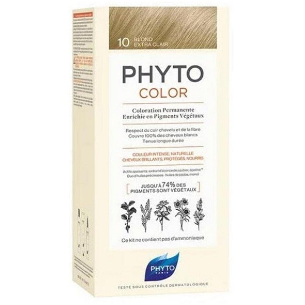 Plaukų dažai Phyto Paris Color 10-rubio extra claro hind ja info | Juuksevärvid | kaup24.ee