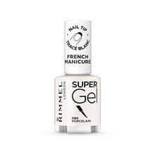 Rimmel Gel Nail Polish for French Manicure (Super Gel French Manicure) 12 мл 090 Porcelain #ebe7e4 цена и информация | Лаки для ногтей, укрепители для ногтей | kaup24.ee