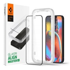 TEMPERED GLASS Spigen ALM GLASS FC IPHONE 13 | 13 PRO | 14 BLACK цена и информация | Защитные пленки для телефонов | kaup24.ee