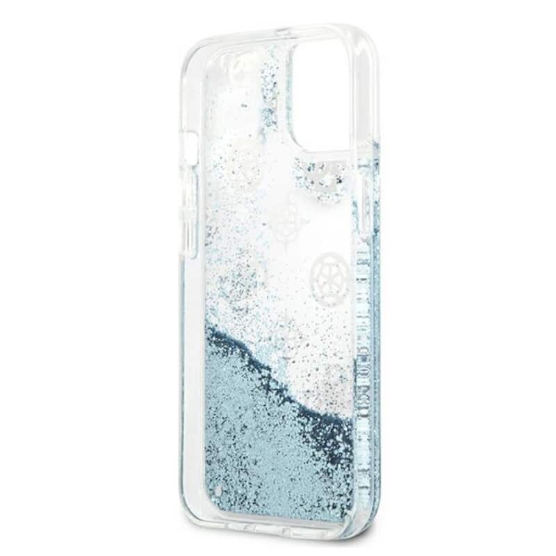 Guess Peony Liquid Glitter Case iPhone 13 jaoks (sinine) hind ja info | Telefoni kaaned, ümbrised | kaup24.ee