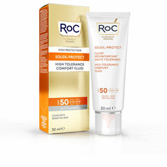 Päikesekreem Roc High Tolerance Jautriai odai SPF 50, 50 ml hind ja info | Päikesekreemid | kaup24.ee