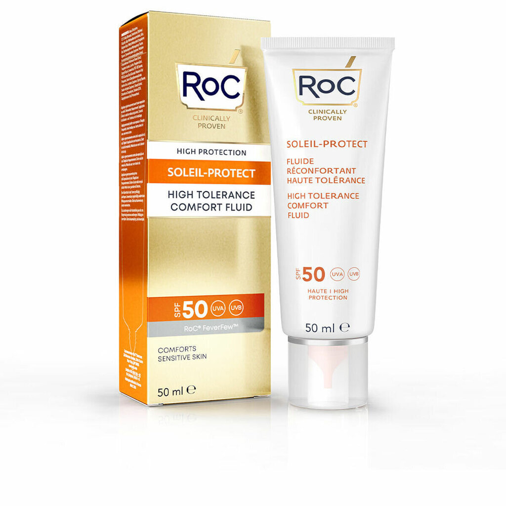 Päikesekreem Roc High Tolerance Jautriai odai SPF 50, 50 ml цена и информация | Päikesekreemid | kaup24.ee