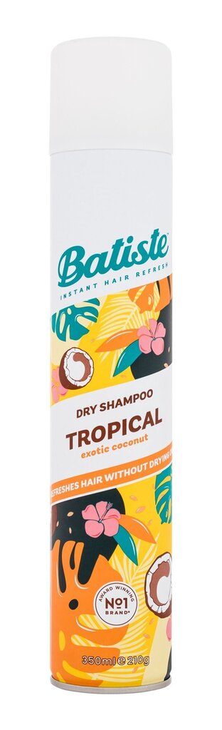 Kuivade juuste šampoon troopiliste puuviljade aroomiga (Dry Shampoo Tropical With A Coconut & Exotic Fragrance) hind ja info | Šampoonid | kaup24.ee