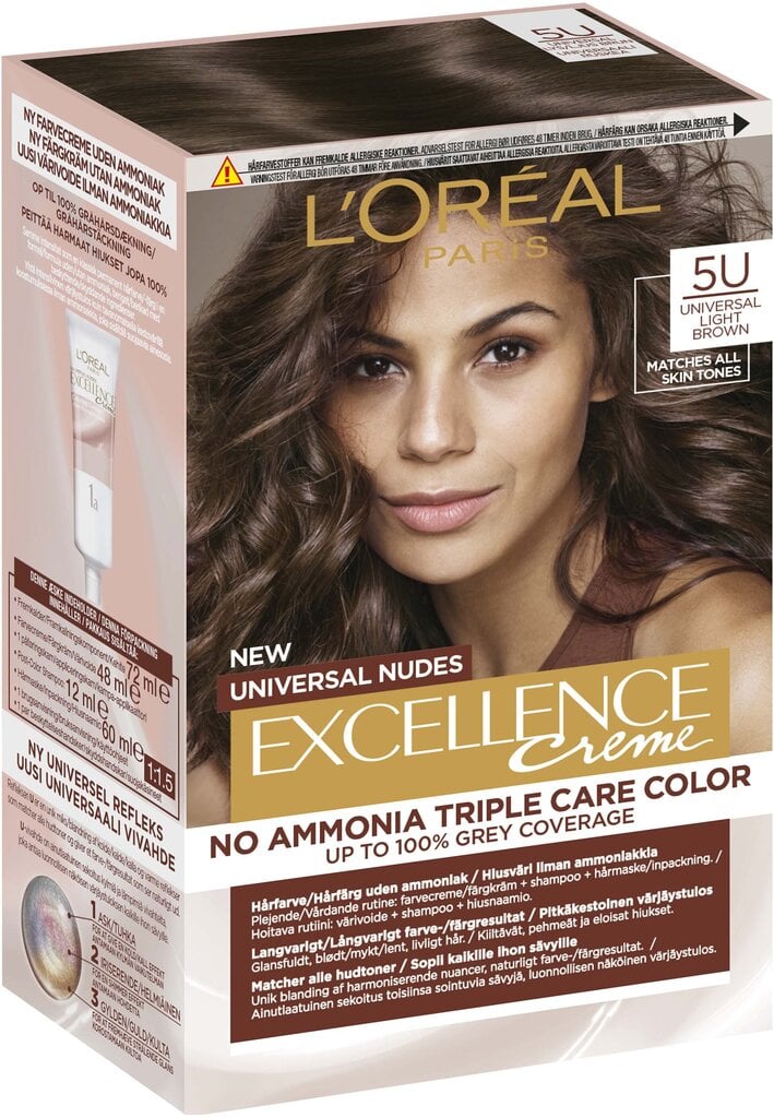Püsiv juuksevärv Excellence Universal Nudes Excellence 48 ml цена и информация | Juuksevärvid | kaup24.ee
