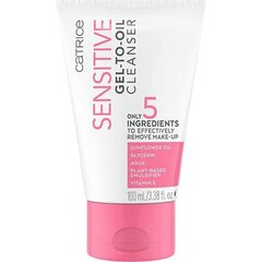 Catrice Sensitive Gel-To-Oil Cleanser Gel - Čisticí gel 100ml hind ja info | Näopuhastusvahendid | kaup24.ee