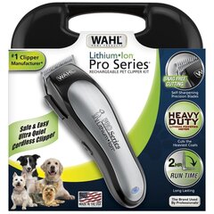 Wahl 12-osaline lemmikloomade pügamiskomplekt Lithium Ion Pro Series цена и информация | Средства по уходу за животными | kaup24.ee