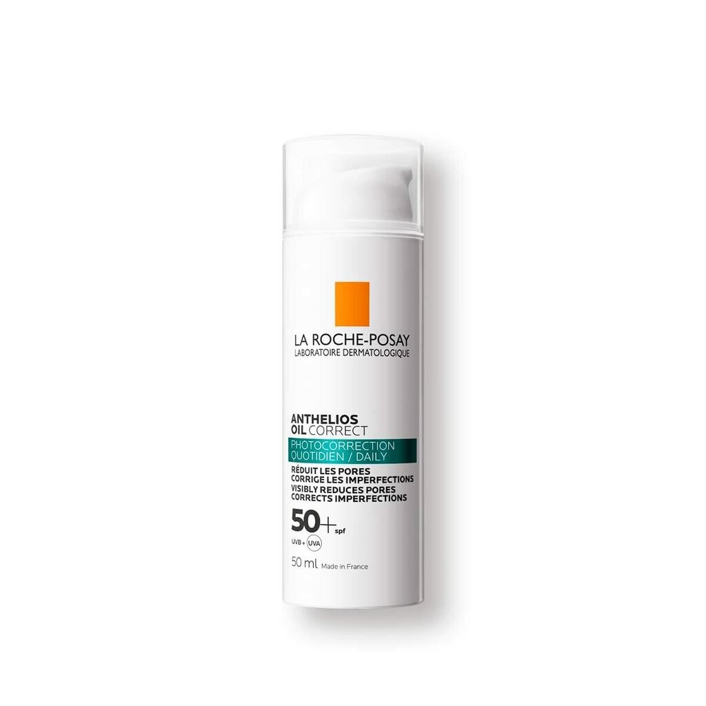 Fotokorrektsiooni päevageel-kreem SPF 50+ Anthelios Oil Correct 50 ml цена и информация | Päikesekreemid | kaup24.ee