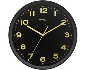 TECHNOLINE WT8500 -1 radio wall clock gold 30 cm hind ja info | Kellad | kaup24.ee