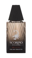 Tualettvesi Scorpio Unlimited Anniversary Edition EDT meestele, 75 ml hind ja info | Meeste parfüümid | kaup24.ee