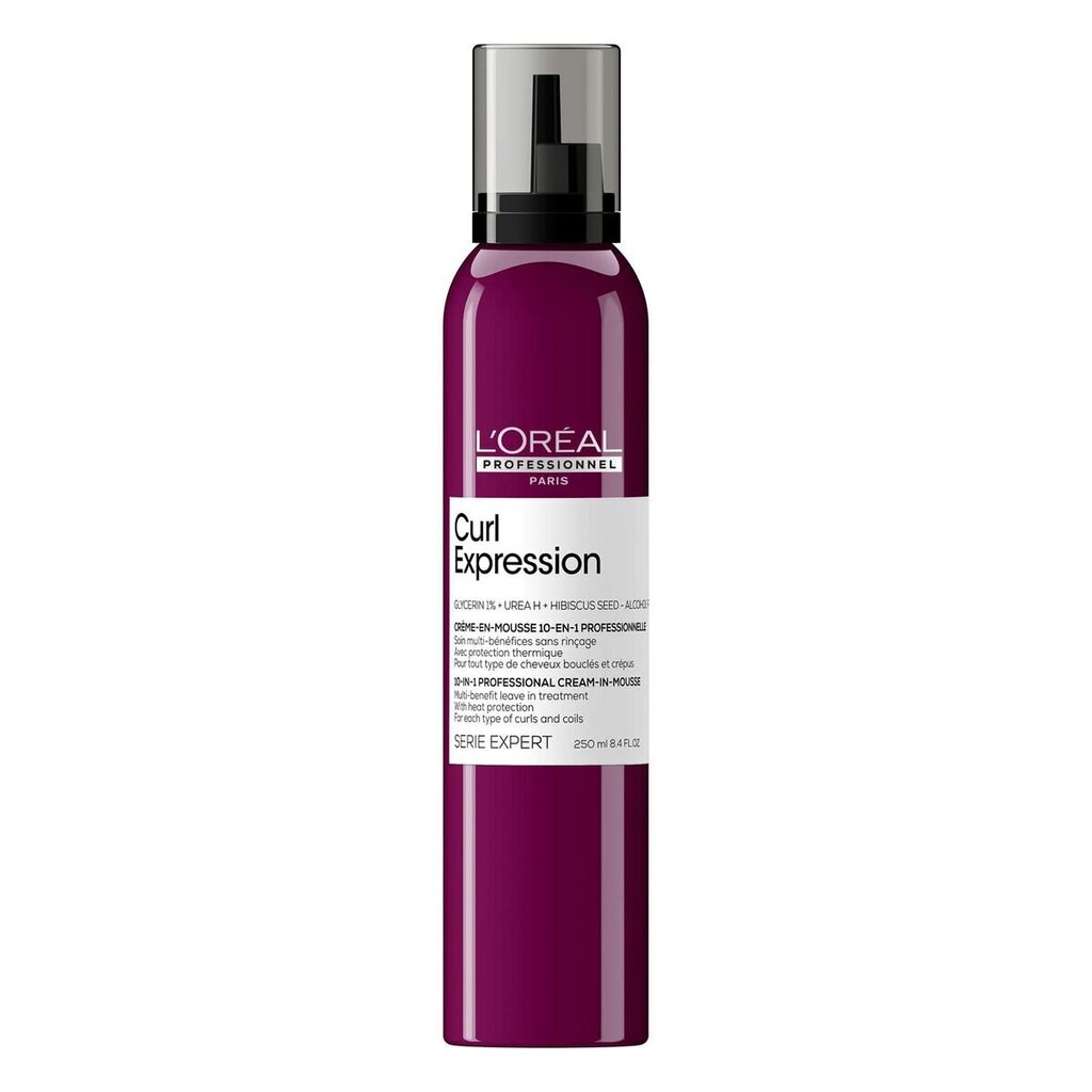 Curl Expression 10-in-1 multifunktsionaalne kreemvaht lokkis ja lainelistele juustele (Professionaalne vahukreem) 250 ml цена и информация | Viimistlusvahendid juustele | kaup24.ee