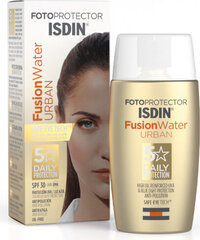 Лосьон после загара Isdin Fotoprotector Fusion Water Urban SPF 30 (50 мл) цена и информация | Кремы от загара | kaup24.ee