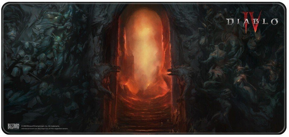 Diablo IV Gate of Hell hiirematt l 940x420x4mm цена и информация | Hiired | kaup24.ee