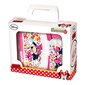 Laste lauan&#xF5;ude komplekt Minnie Mouse Lucky Plastmass Roosa Laste (21 x 18 x 7 cm) (4 T&#xFC;kid, osad) hind ja info | Lauanõud ja kööginõud | kaup24.ee