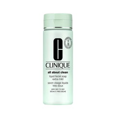 Clinique Liquid Facial Soap Extra Mild 200ml hind ja info | Näopuhastusvahendid | kaup24.ee