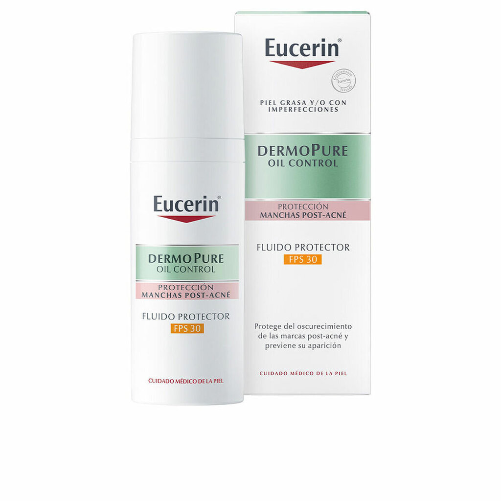 Eucerin Dermopure Oil Control Protective Fluid Fps30 50ml цена и информация | Päikesekreemid | kaup24.ee