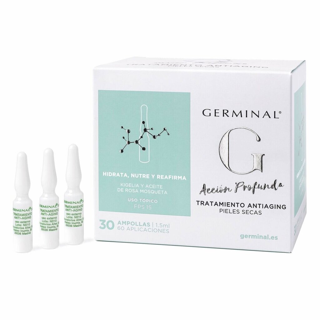 Germinal 3.0 Antiaging Treatment 30 Ampules цена и информация | Näoõlid, seerumid | kaup24.ee