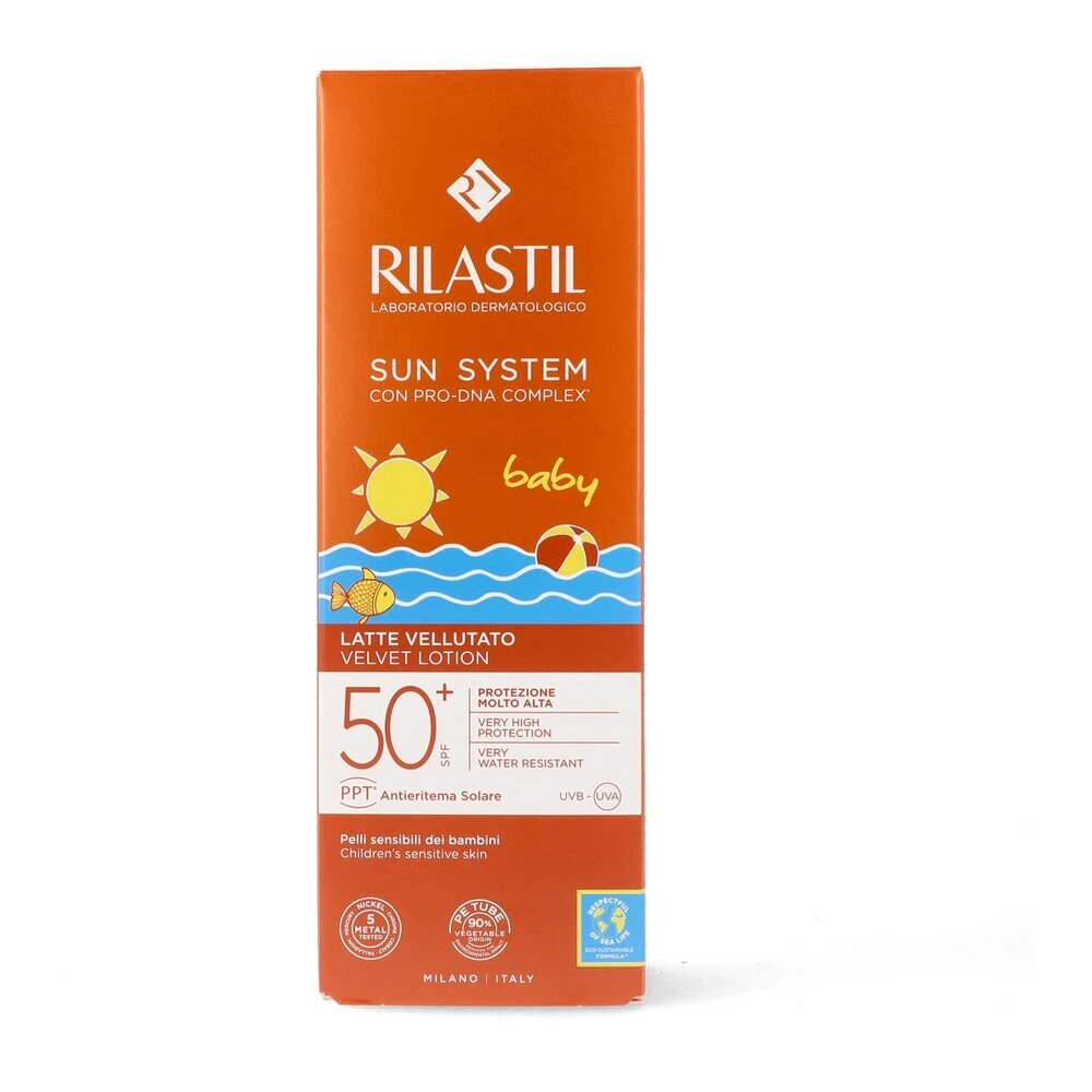 Rilastil Sun System Baby Lotion Velvet Spf50+ 200ml hind ja info | Päikesekreemid | kaup24.ee