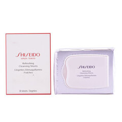 Näopuhastussalvrätikud Shiseido Essential Purness Refreshing Cleansing Sheet 30 tk. цена и информация | Аппараты для ухода за лицом | kaup24.ee