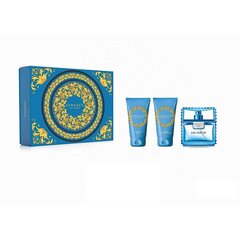 Kosmeetiline kinkekomplekt meestele Versace Man Eau Fraiche: parfüüm 50ml + habemeajamisjärgne palsam 50ml + dušigeel 50ml цена и информация | Женские духи | kaup24.ee