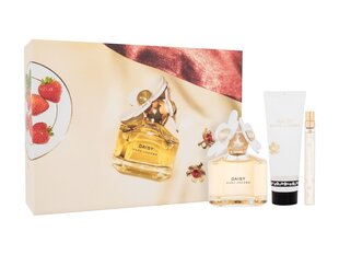 Komplekt Marc Jacobs Daisy naistele: Tualettvesi EDT, 100 ml + 10 ml + kehakreem, 75 ml hind ja info | Naiste parfüümid | kaup24.ee