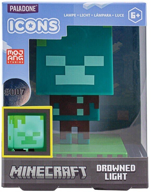 Minecraft Drowned Zombie lamp hind ja info | Fännitooted mänguritele | kaup24.ee