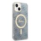 Guess 4G MagSafe Compatible Case + Wireless Charger for iPhone 14 Blue hind ja info | Telefoni kaaned, ümbrised | kaup24.ee