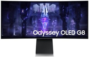 Samsung Odyssey OLED 34"UHD Curved LS34BG850SUXEN цена и информация | Мониторы | kaup24.ee