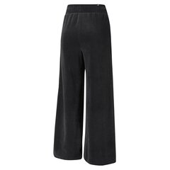 Naiste vabaaja püksid Puma HER Velour Wide Pants Puma Black - 58952601, must цена и информация | Женские брюки | kaup24.ee