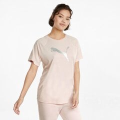 Naiste T-särk Puma Evostripe Tee Lotus - 58914336, roosa цена и информация | Женские футболки | kaup24.ee