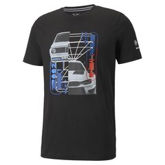 Meeste T-särk Puma BMW MMS Car Graphic Tee Puma Black 53119401, must hind ja info | Meeste T-särgid | kaup24.ee