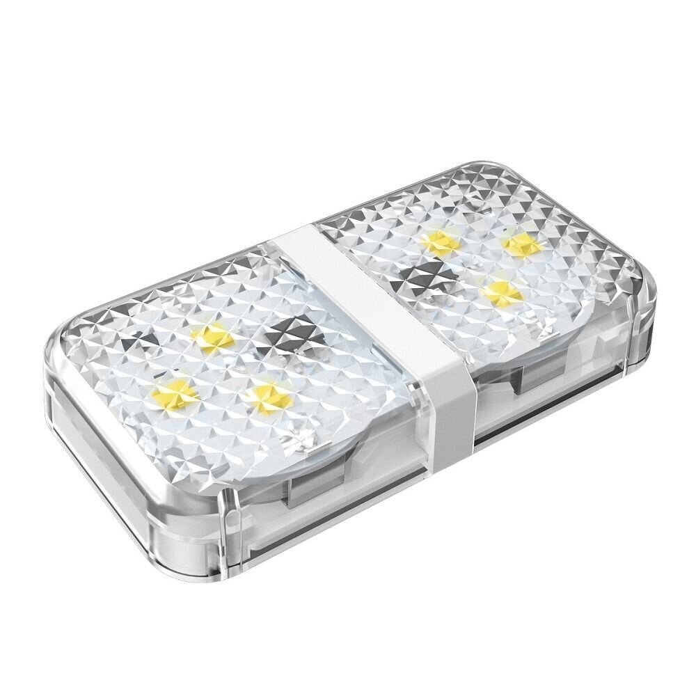 Baseus set of 2x LED car door warning light white (CRFZD-02) (White) hind ja info | Lisaseadmed | kaup24.ee