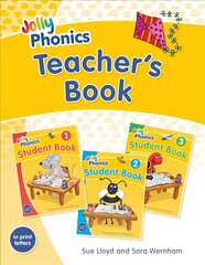 Jolly Phonics Teacher's Book: In Print Letters (American English edition) hind ja info | Noortekirjandus | kaup24.ee