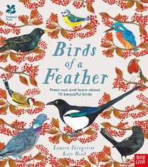 National Trust: Birds of a Feather: Press out and learn about 10 beautiful   birds цена и информация | Книги для подростков и молодежи | kaup24.ee