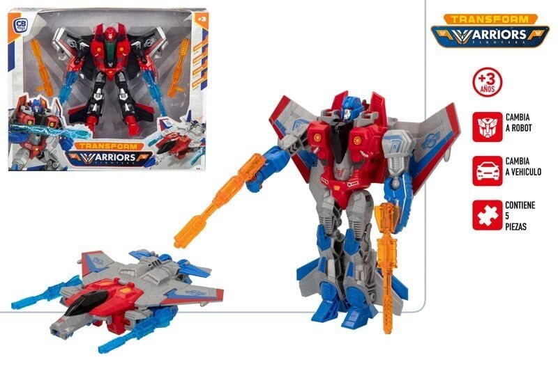 Transformer mänguasi CB Toys Transform Warriors, 3+ hind ja info | Poiste mänguasjad | kaup24.ee
