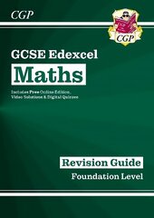 GCSE Maths Edexcel Revision Guide: Foundation inc Online Edition, Videos & Quizzes цена и информация | Книги для подростков и молодежи | kaup24.ee