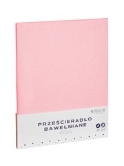 Хлопковая простыня Simply A437, розовая цена и информация | Сетки для кроватей | kaup24.ee