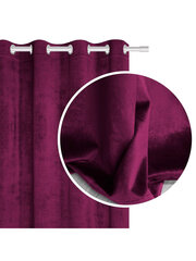 Veluurkardin Soft Velvet 140x250 A502 - tumepunane hind ja info | Kardinad | kaup24.ee