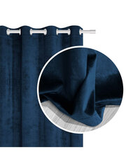 Veluurkardin Soft Velvet 140x250 A502 - tumesinine hind ja info | Kardinad | kaup24.ee