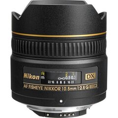 Nikon AF DX 10.5mm f/2.8G Fisheye цена и информация | Объективы | kaup24.ee