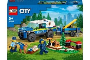 60369 LEGO® City Mobiilne politseikoerte treening цена и информация | Конструкторы и кубики | kaup24.ee