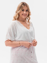 tuunika Plus Size ULR130 - valge 115255-Y цена и информация | Туники | kaup24.ee