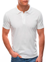 Однотонная рубашка поло S1600, белая, 107886-7 цена и информация | Мужские футболки | kaup24.ee