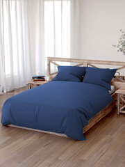Puuvillane voodipesu Simply A426 - tumesinine hind ja info | Voodipesu | kaup24.ee