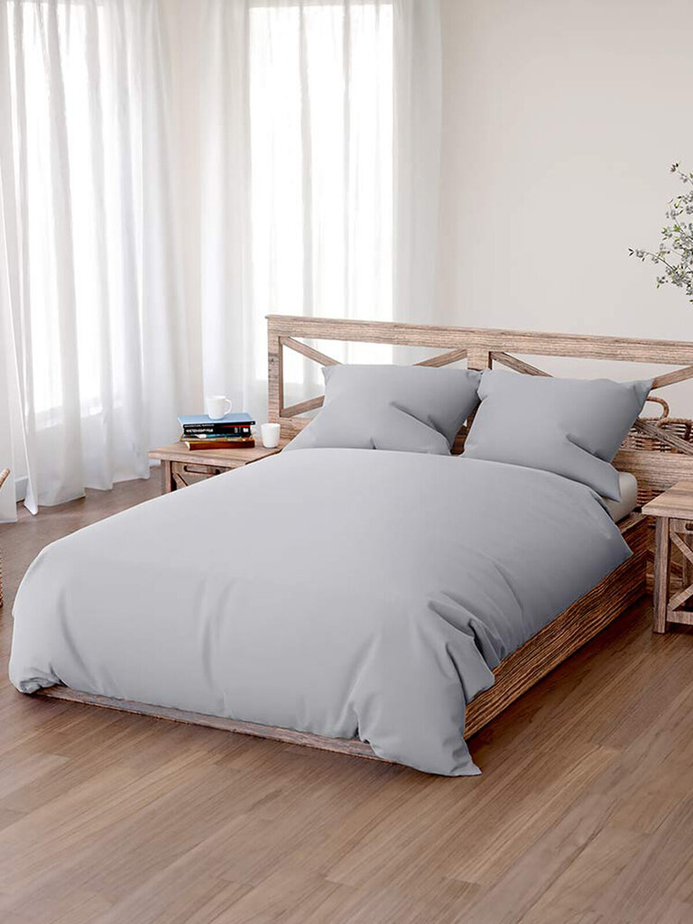 Puuvillane voodipesu Simply A426 - hall hind ja info | Voodipesukomplektid | kaup24.ee