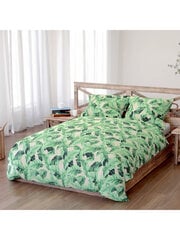 Puuvillane voodipesu Planta A594 - roosa puuder/roheline hind ja info | Voodipesukomplektid | kaup24.ee