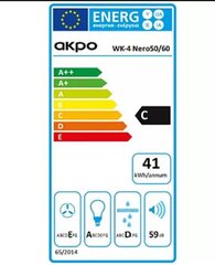 AKPO WK-4 NERO GLASS 60 CZARNY hind ja info | Õhupuhastid | kaup24.ee