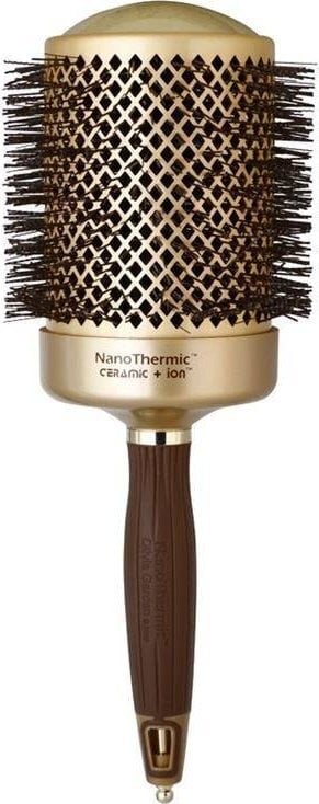 Ümmargune juuksehari Olivia Garden Ceramic + Ion Nano Thermic 82 hind ja info | Juukseharjad, kammid, juuksuri käärid | kaup24.ee