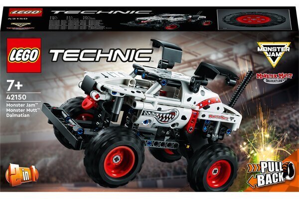 42150 LEGO® Technic Monster Jam Monster Mutt Dalmaatsia цена и информация | Klotsid ja konstruktorid | kaup24.ee