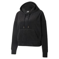 Naiste dressipluus Puma HER Velour Hoodie Puma Black - 58952001, must цена и информация | Женские толстовки | kaup24.ee